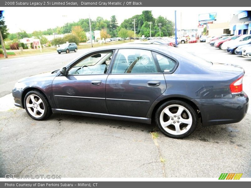 Diamond Gray Metallic / Off Black 2008 Subaru Legacy 2.5i Limited Sedan