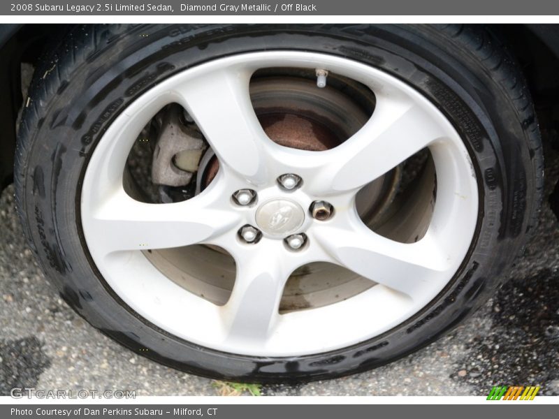 Diamond Gray Metallic / Off Black 2008 Subaru Legacy 2.5i Limited Sedan