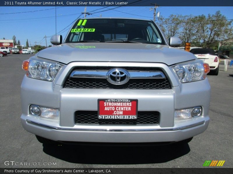 Classic Silver Metallic / Black Leather 2011 Toyota 4Runner Limited 4x4