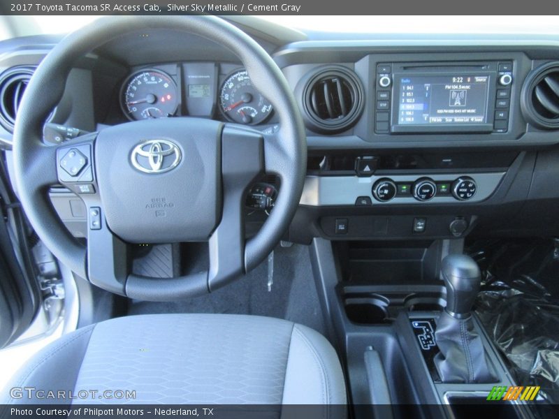 Silver Sky Metallic / Cement Gray 2017 Toyota Tacoma SR Access Cab