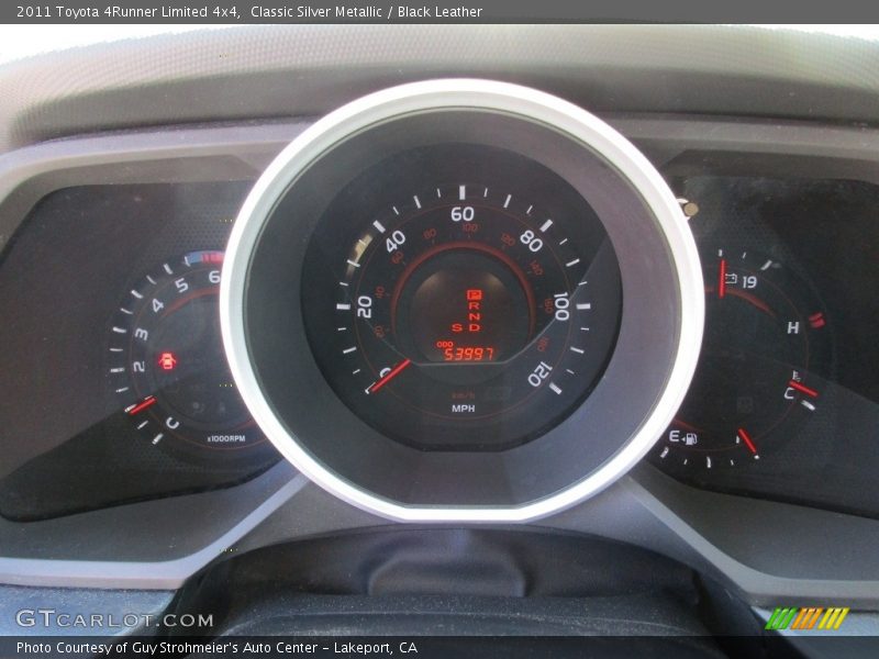 Classic Silver Metallic / Black Leather 2011 Toyota 4Runner Limited 4x4