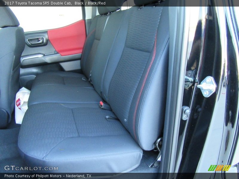 Rear Seat of 2017 Tacoma SR5 Double Cab
