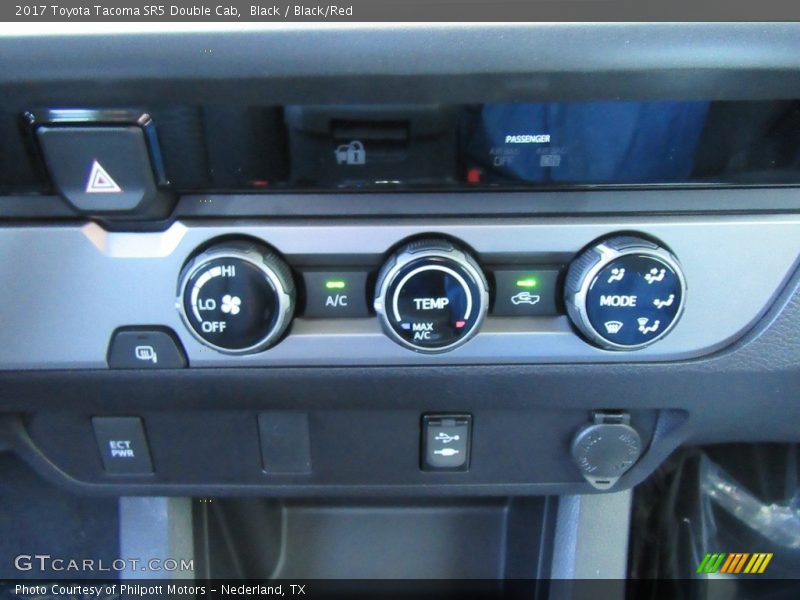 Controls of 2017 Tacoma SR5 Double Cab