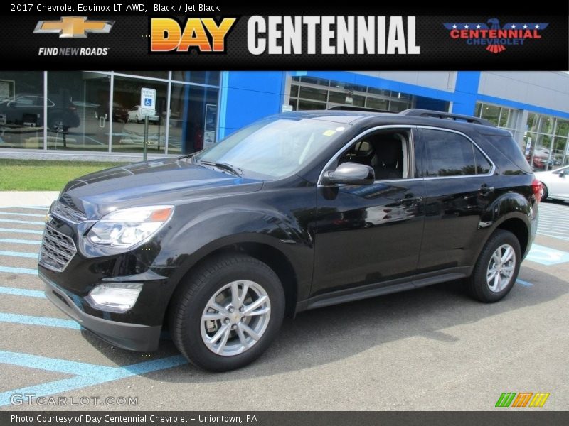 Black / Jet Black 2017 Chevrolet Equinox LT AWD
