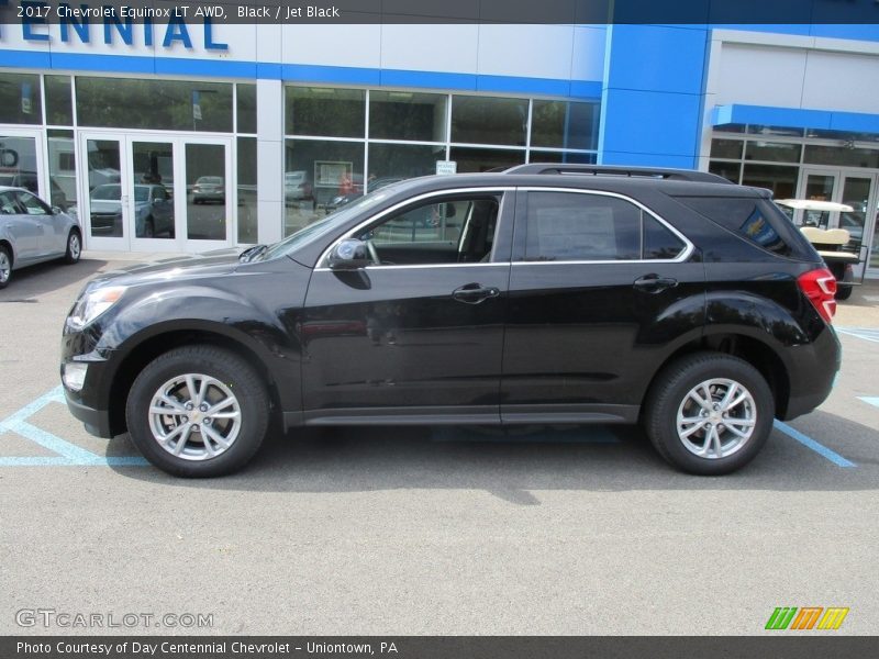 Black / Jet Black 2017 Chevrolet Equinox LT AWD