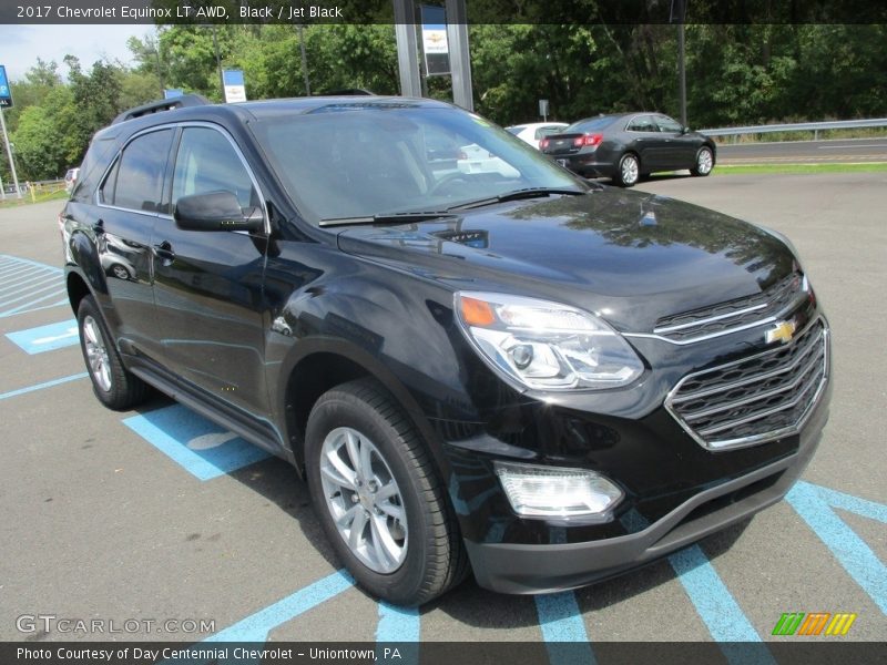 Black / Jet Black 2017 Chevrolet Equinox LT AWD