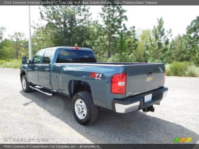 Blue Granite Metallic / Light Titanium/Dark Titanium 2013 Chevrolet Silverado 2500HD LT Crew Cab 4x4
