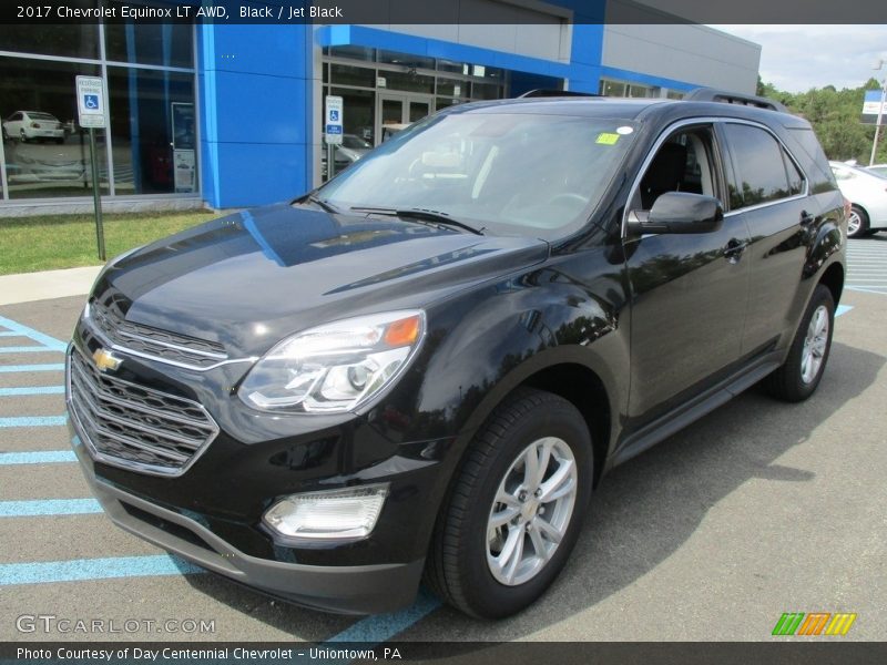 Black / Jet Black 2017 Chevrolet Equinox LT AWD