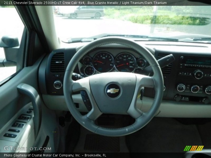 Blue Granite Metallic / Light Titanium/Dark Titanium 2013 Chevrolet Silverado 2500HD LT Crew Cab 4x4