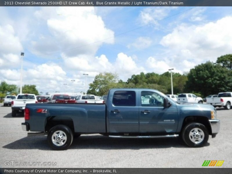 Blue Granite Metallic / Light Titanium/Dark Titanium 2013 Chevrolet Silverado 2500HD LT Crew Cab 4x4
