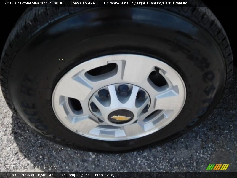 Blue Granite Metallic / Light Titanium/Dark Titanium 2013 Chevrolet Silverado 2500HD LT Crew Cab 4x4