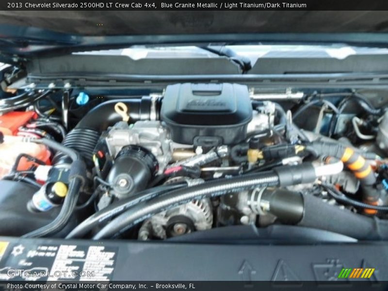 Blue Granite Metallic / Light Titanium/Dark Titanium 2013 Chevrolet Silverado 2500HD LT Crew Cab 4x4