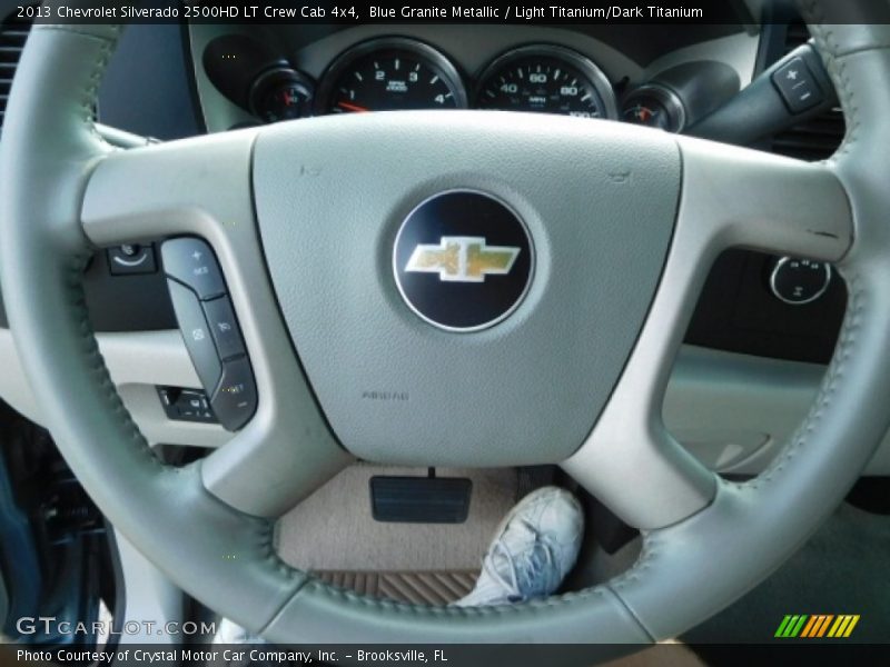 Blue Granite Metallic / Light Titanium/Dark Titanium 2013 Chevrolet Silverado 2500HD LT Crew Cab 4x4