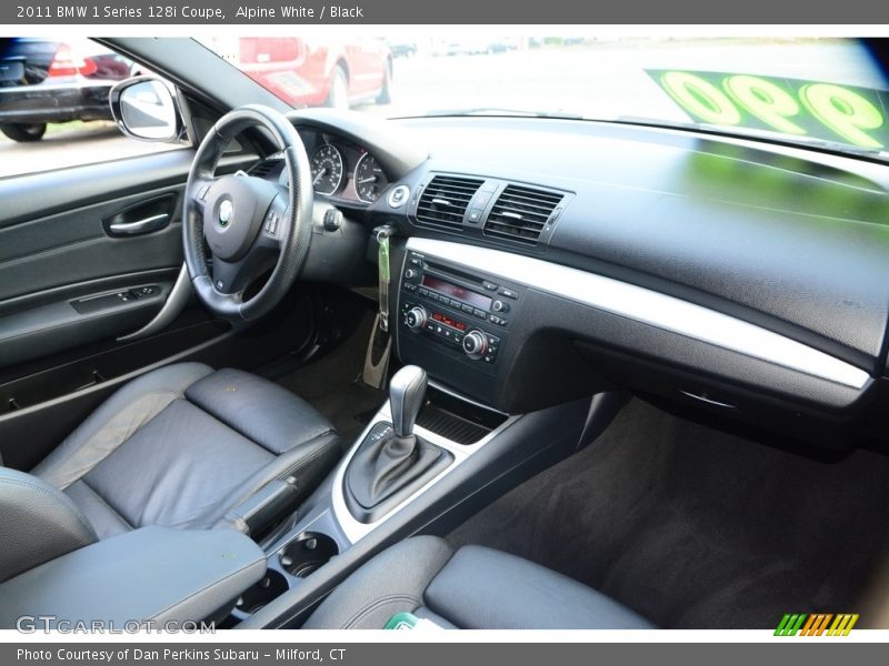 Alpine White / Black 2011 BMW 1 Series 128i Coupe
