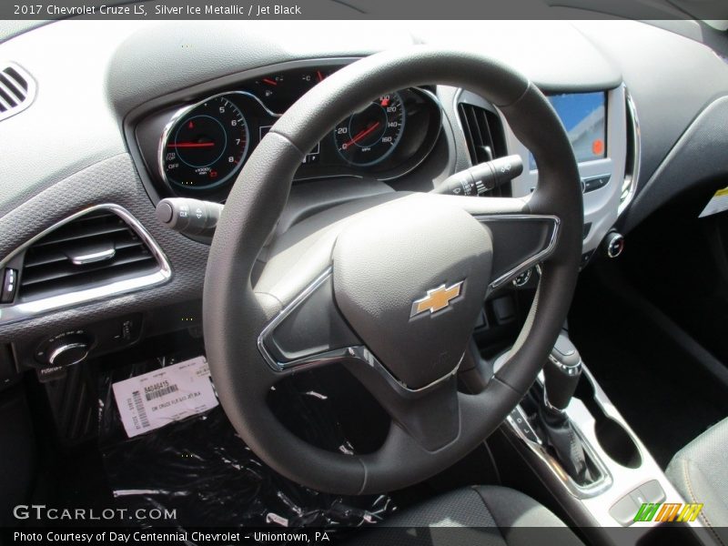 Silver Ice Metallic / Jet Black 2017 Chevrolet Cruze LS