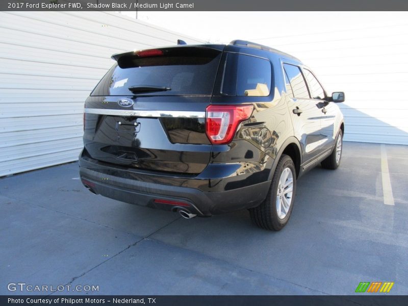 Shadow Black / Medium Light Camel 2017 Ford Explorer FWD