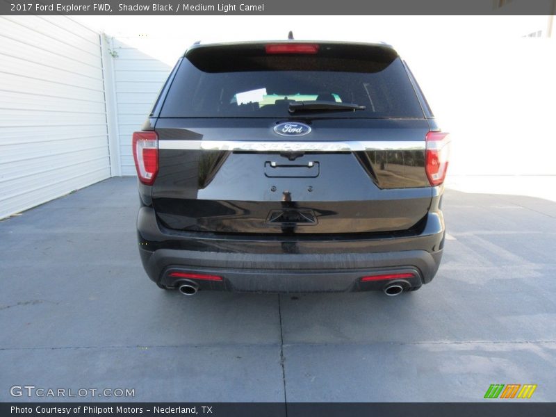 Shadow Black / Medium Light Camel 2017 Ford Explorer FWD