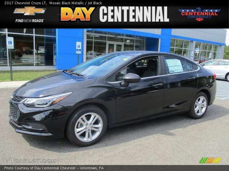 Mosaic Black Metallic / Jet Black 2017 Chevrolet Cruze LT