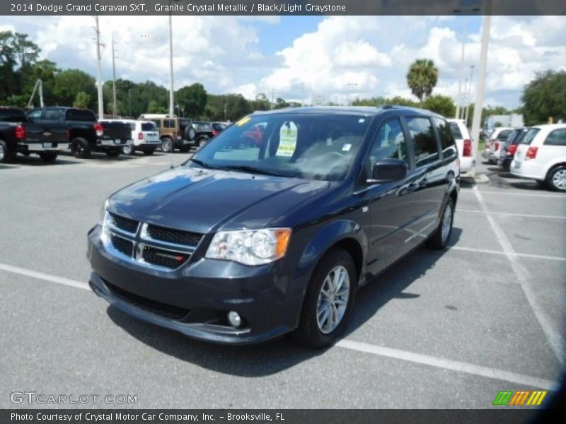 Granite Crystal Metallic / Black/Light Graystone 2014 Dodge Grand Caravan SXT