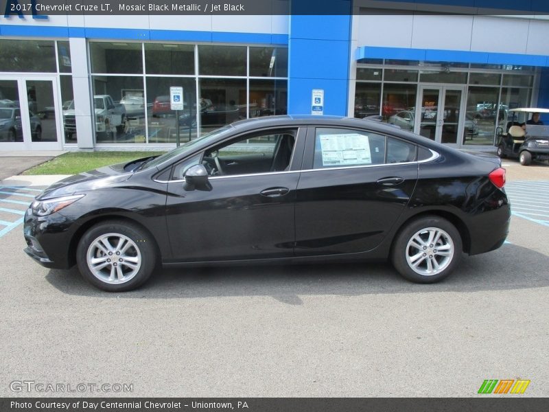 Mosaic Black Metallic / Jet Black 2017 Chevrolet Cruze LT