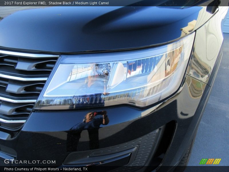Shadow Black / Medium Light Camel 2017 Ford Explorer FWD