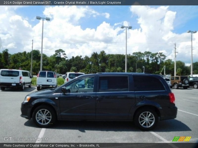 Granite Crystal Metallic / Black/Light Graystone 2014 Dodge Grand Caravan SXT