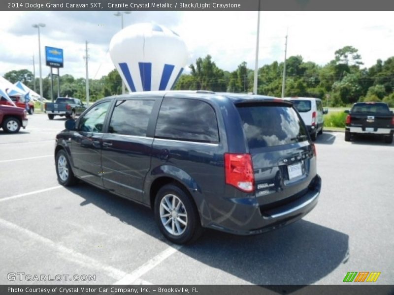 Granite Crystal Metallic / Black/Light Graystone 2014 Dodge Grand Caravan SXT