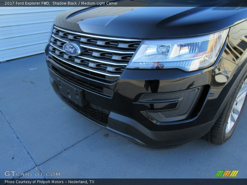 Shadow Black / Medium Light Camel 2017 Ford Explorer FWD