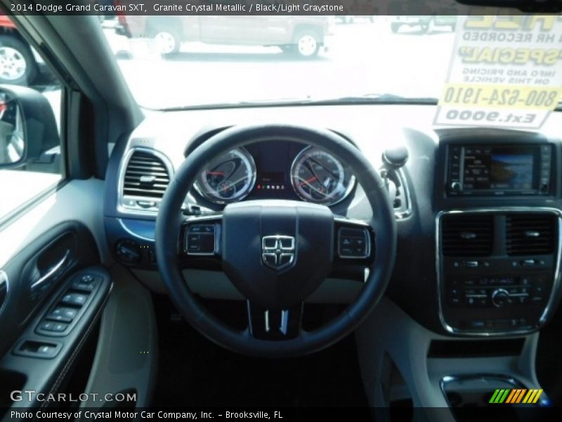 Granite Crystal Metallic / Black/Light Graystone 2014 Dodge Grand Caravan SXT