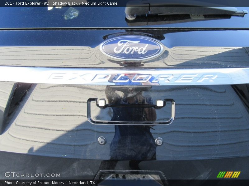 Shadow Black / Medium Light Camel 2017 Ford Explorer FWD