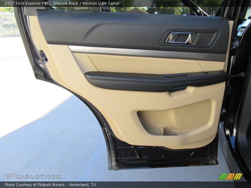 Shadow Black / Medium Light Camel 2017 Ford Explorer FWD