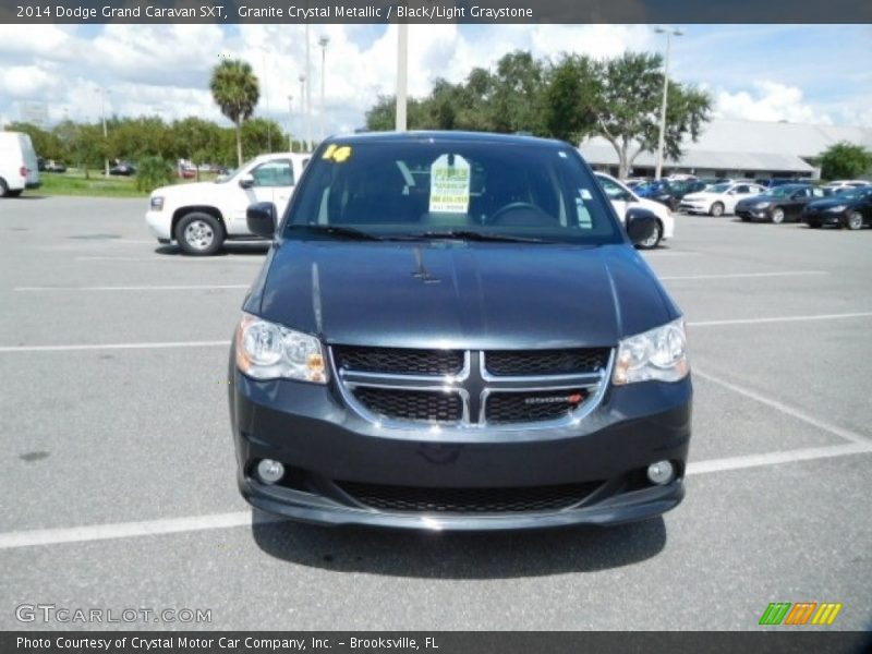 Granite Crystal Metallic / Black/Light Graystone 2014 Dodge Grand Caravan SXT