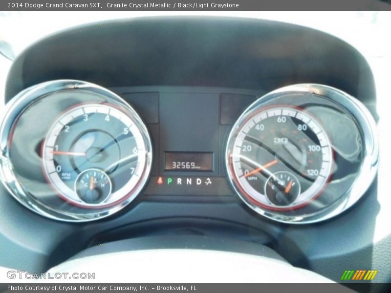 Granite Crystal Metallic / Black/Light Graystone 2014 Dodge Grand Caravan SXT