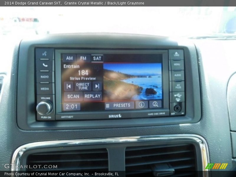 Granite Crystal Metallic / Black/Light Graystone 2014 Dodge Grand Caravan SXT