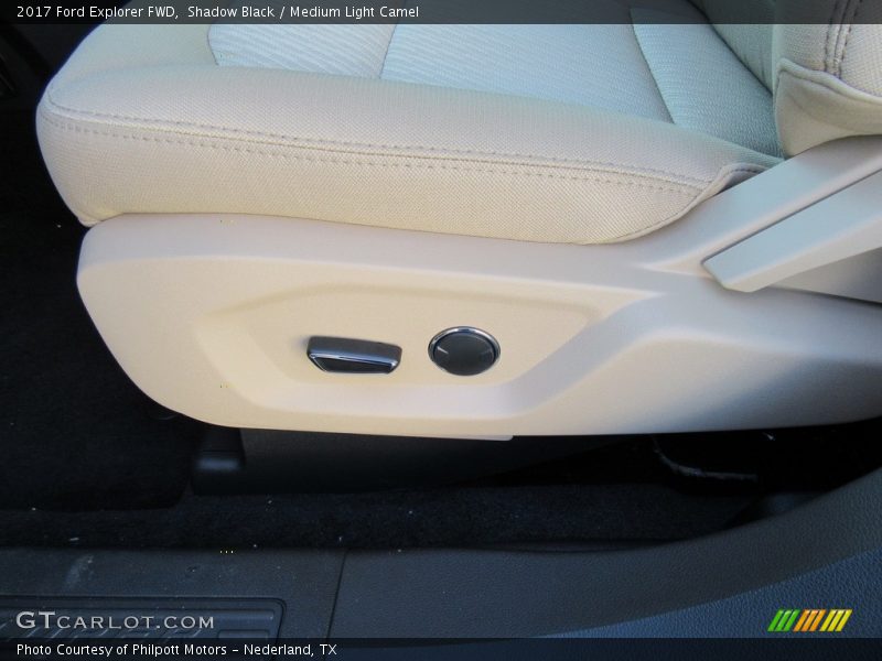 Shadow Black / Medium Light Camel 2017 Ford Explorer FWD