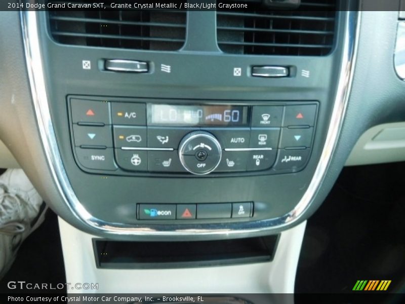 Granite Crystal Metallic / Black/Light Graystone 2014 Dodge Grand Caravan SXT
