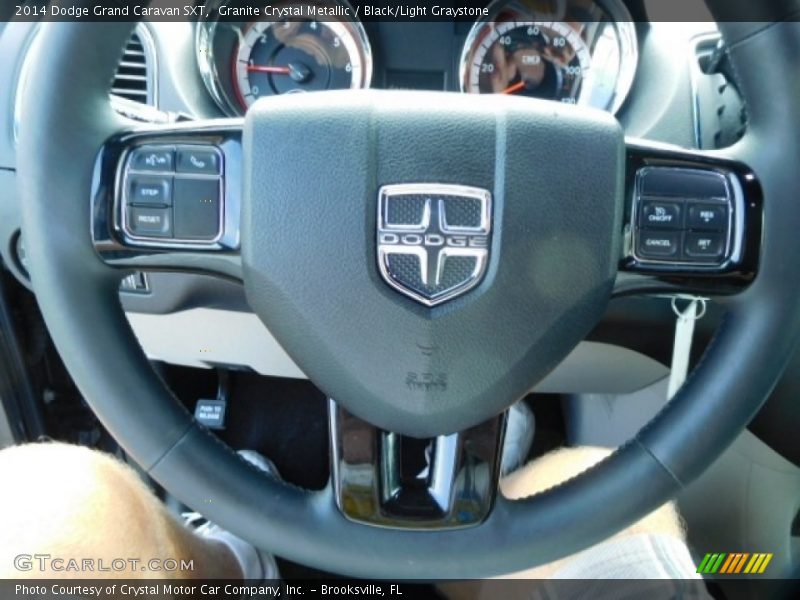Granite Crystal Metallic / Black/Light Graystone 2014 Dodge Grand Caravan SXT