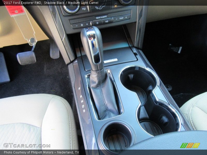 Shadow Black / Medium Light Camel 2017 Ford Explorer FWD