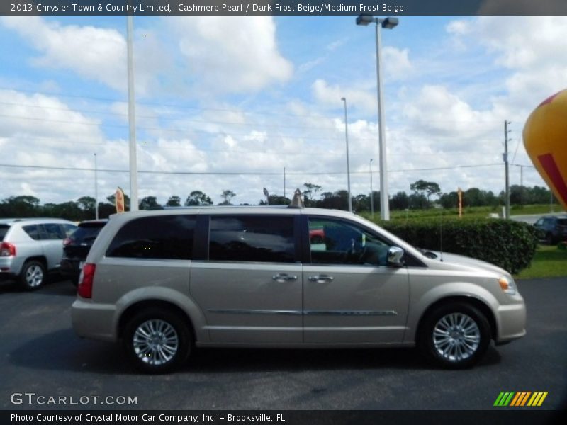 Cashmere Pearl / Dark Frost Beige/Medium Frost Beige 2013 Chrysler Town & Country Limited
