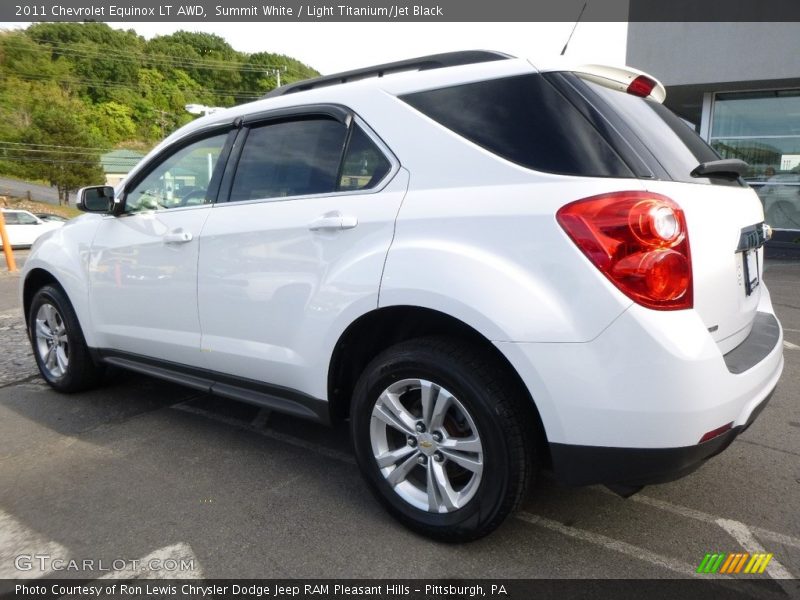 Summit White / Light Titanium/Jet Black 2011 Chevrolet Equinox LT AWD