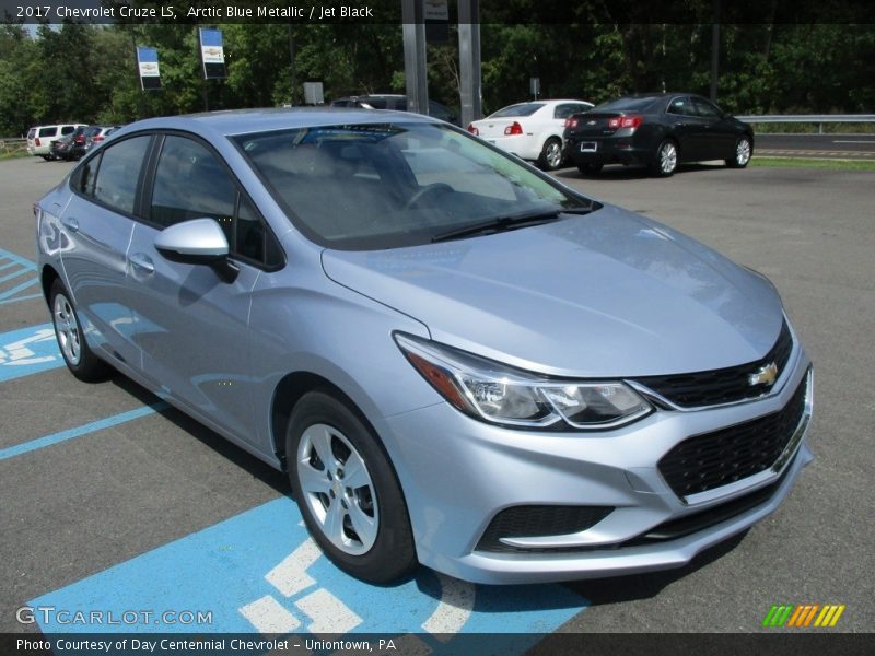 Arctic Blue Metallic / Jet Black 2017 Chevrolet Cruze LS