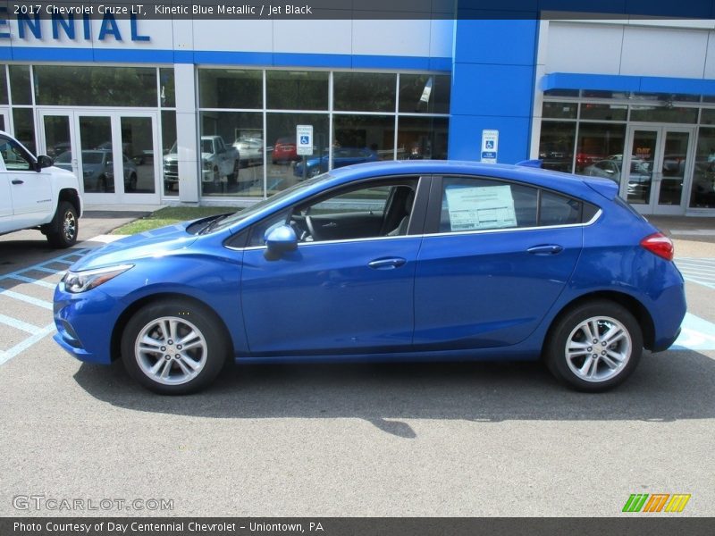 Kinetic Blue Metallic / Jet Black 2017 Chevrolet Cruze LT