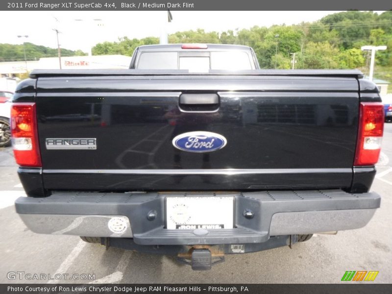 Black / Medium Dark Flint 2011 Ford Ranger XLT SuperCab 4x4
