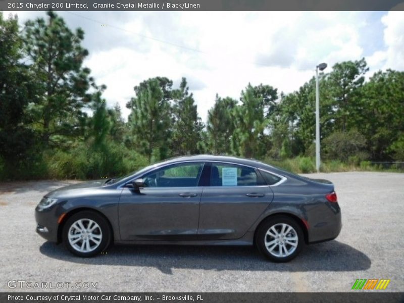 Granite Crystal Metallic / Black/Linen 2015 Chrysler 200 Limited