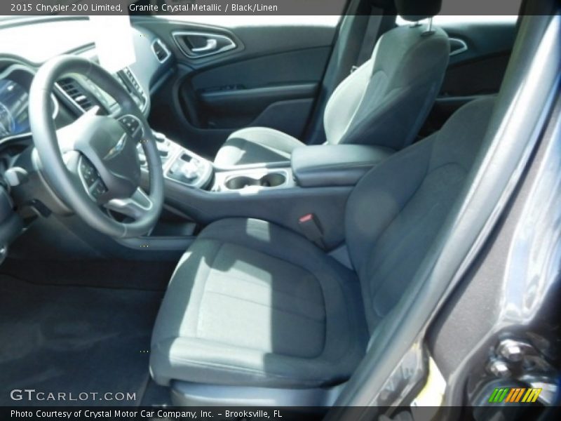 Granite Crystal Metallic / Black/Linen 2015 Chrysler 200 Limited