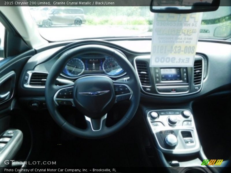 Granite Crystal Metallic / Black/Linen 2015 Chrysler 200 Limited
