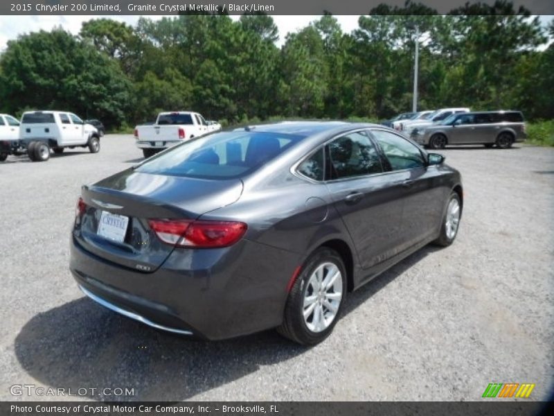 Granite Crystal Metallic / Black/Linen 2015 Chrysler 200 Limited