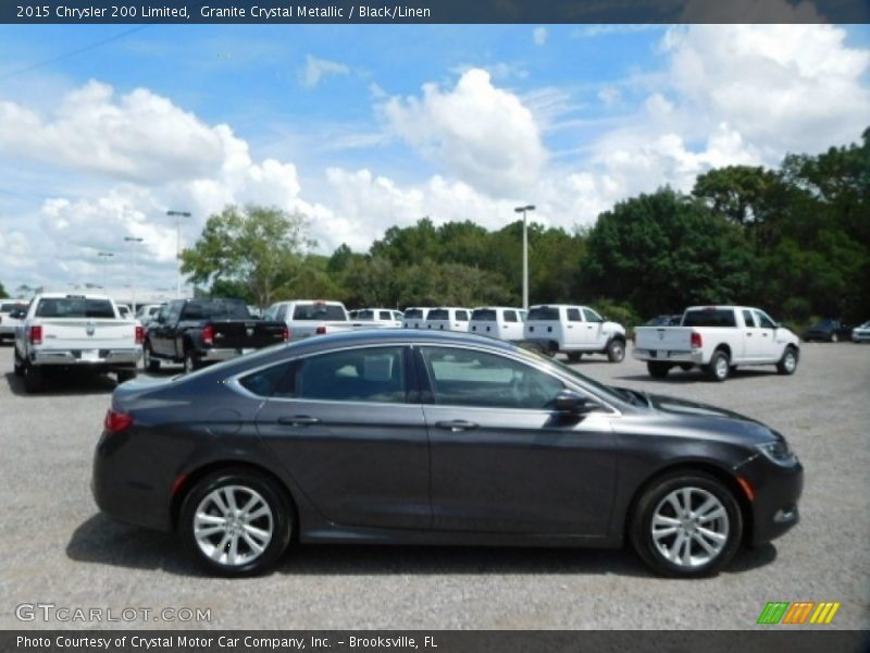 Granite Crystal Metallic / Black/Linen 2015 Chrysler 200 Limited