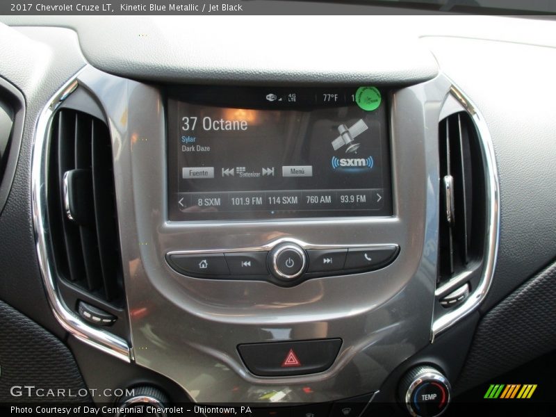 Kinetic Blue Metallic / Jet Black 2017 Chevrolet Cruze LT