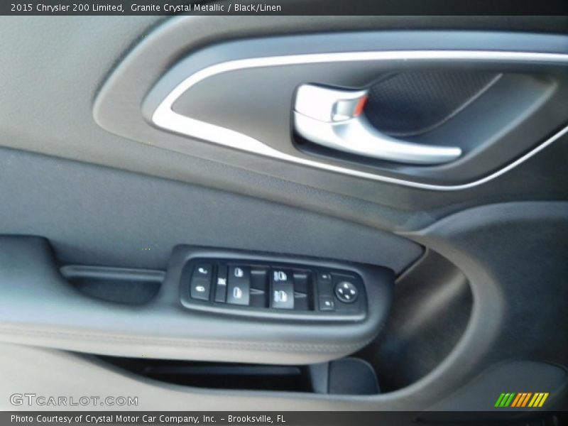 Granite Crystal Metallic / Black/Linen 2015 Chrysler 200 Limited